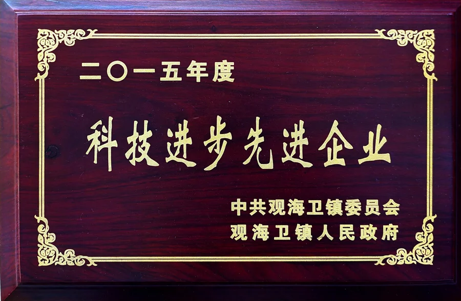 科技进步先进企业